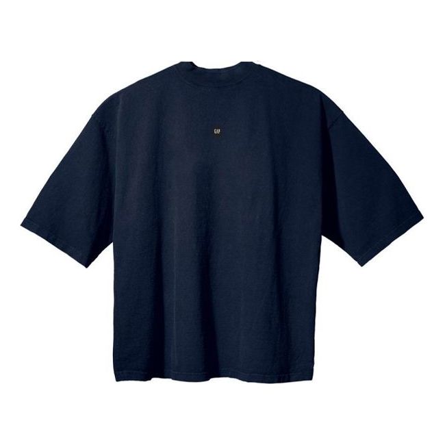 YEEZY Gap Engineered by Balenciaga Logo 3/4 Sleeve T-shirt 'Blue' YEEZY-SS22-016