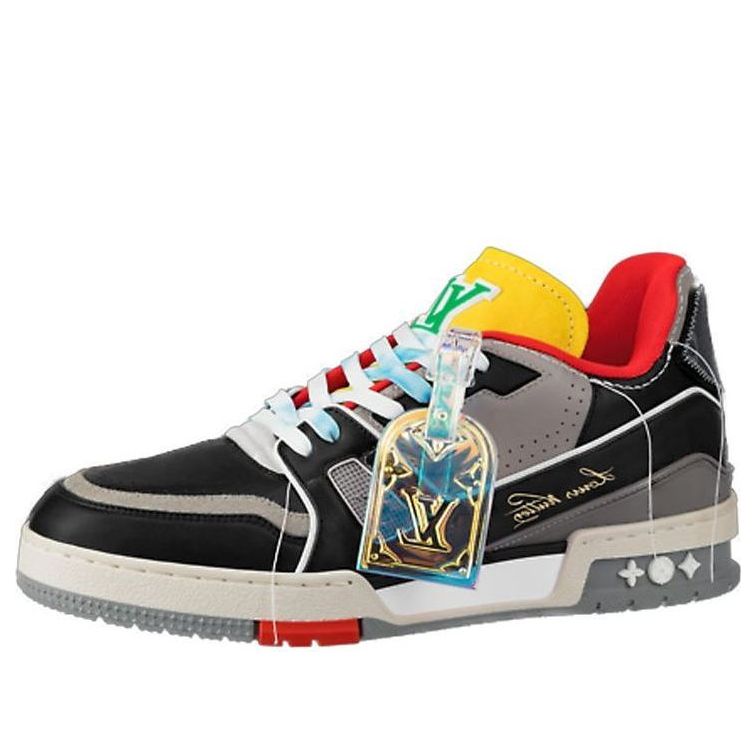حذاء رياضي LOUIS VUITTON LV "أحمر متعدد الألوان" 1A8Q95