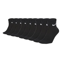 Nike Everyday Lightweight Mid Tops Sports Training Socks Unisex Black SX7677-010