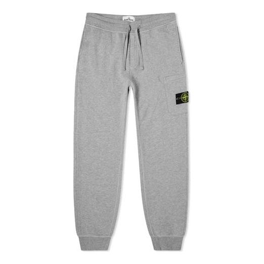 STONE ISLAND Garment Dyed Pocket Pants 'Grey Marl' 741564551-V0M64