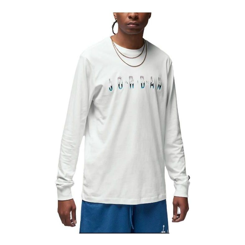 Air Jordan Long Sleeve T-Shirt 'White' DV8417-100