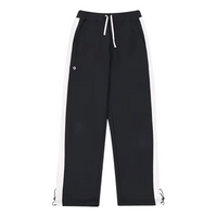 Converse Drawstring White stripe Sweatpants 'Black' 10026911-A02