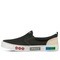 (WMNS) Skechers V'lites Canvas Shoes Black 66666346-BLK