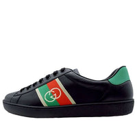 Gucci Ace Elastic Web 'Interlocking G - Black' 644749-1XGM0-1096