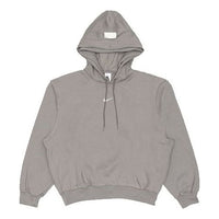 Men's Nike x Fear of God Crossover Fleece Stay Warm Gray Pullover AR0634-003