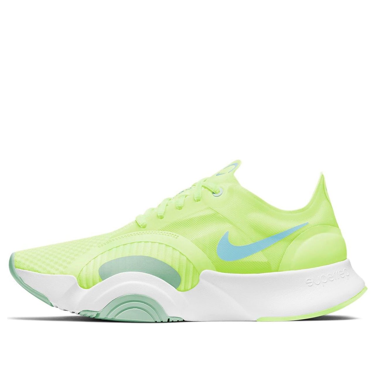 (WMNS) Nike SuperRep Go Training Shoes Yellow/Blue CJ0860-774