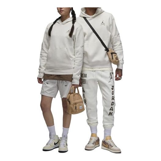 Air Jordan Artist Series by Umar Rashid Fleece Pullover Hoodie 'Phantom Palomino' DX9706-030