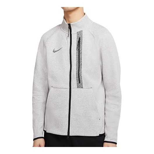 Nike Athleisure Casual Sports Stand Collar Jacket Gray CJ4501-902