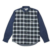 Palace Check Panel Chambray Shirt 'Blue' PLC23005