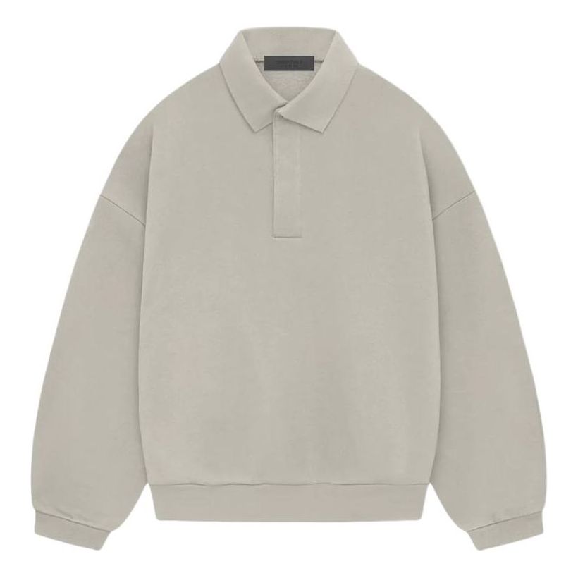 Fear of God Essentials Long-Sleeve Polo Shirt 'Seal' 192SP244395F