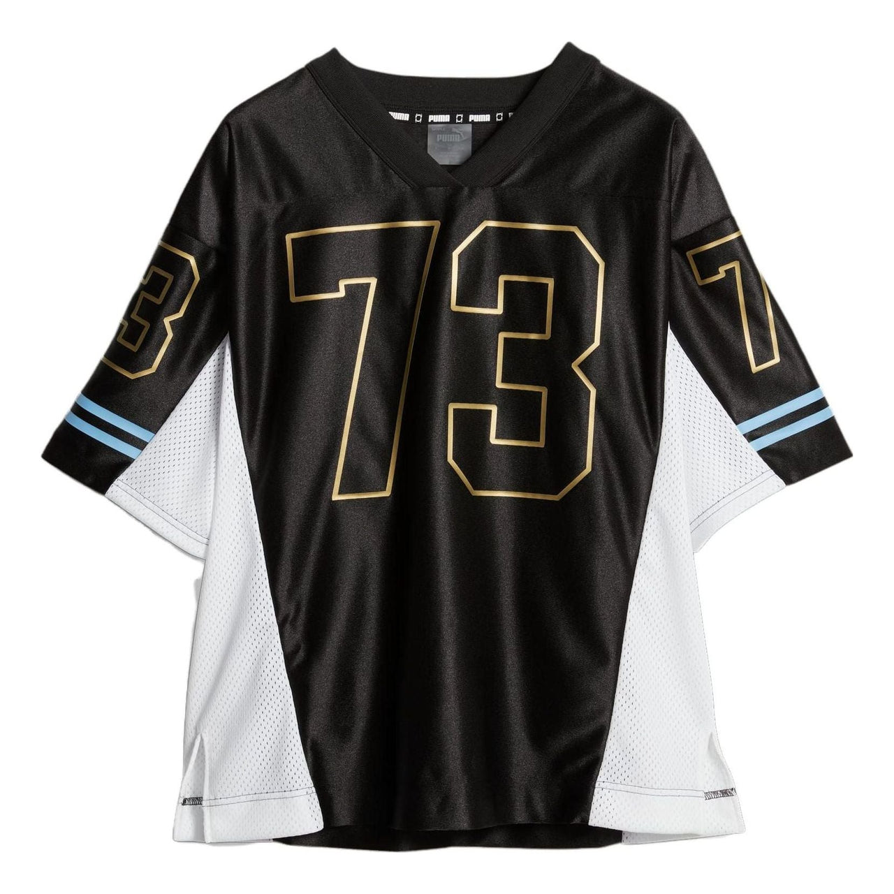 (WMNS) PUMA Gold Standard Basketball Jersey 'Black White' 622176-01
