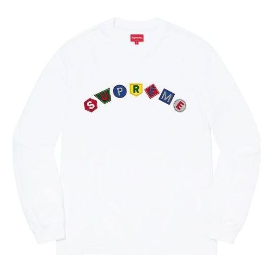 Supreme Geo Arc L/S Top 'White' SUP-FW21-054