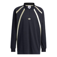 adidas Rugby Long Sleeve Polo Shirt Asia Sizing 'Black' IR6377