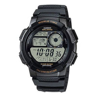 CASIO G Shock Quartz Sports Waterproof Mens Black Digital AE-1000W-1A