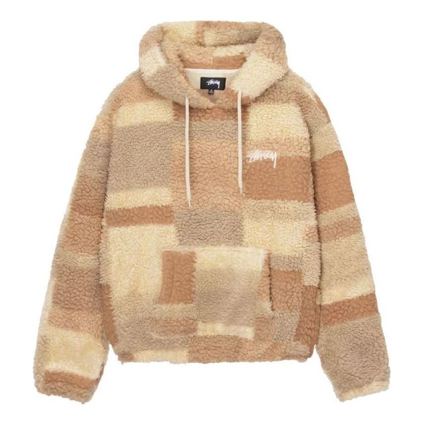Stussy Bronson Sherpa Hoodie 'Tan' 118519