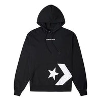 (WMNS) Converse Star Chevron Pocket Hoodie 'Black' 10023083-A01