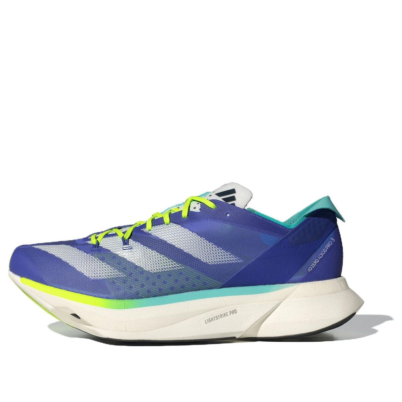 (WMNS) adidas Adizero Adios Pro 3 'Cobalt Blue Zero Metalic Lucid Lemon' ID3614
