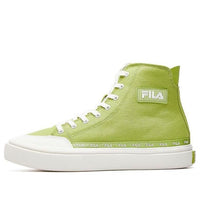 (WMNS) FILA Strada Mid-top Canvas Shoes Green/White F12W034412FGO