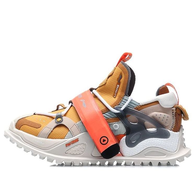 (WMNS) Li-Ning Titan Halo Paris Fashion Week 'Yellow Brown' AGLQ076-4