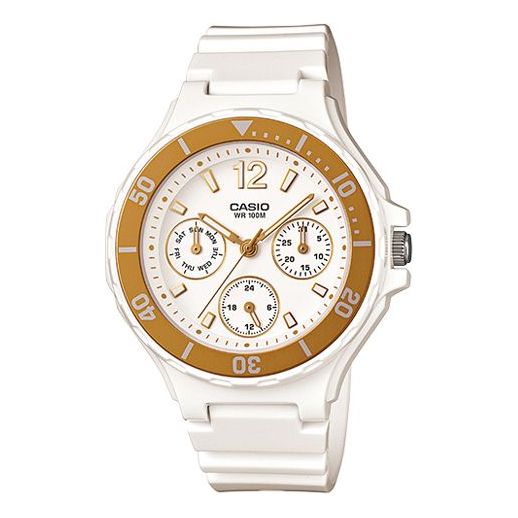 CASIO SATNDARD Series Waterproof Quartz White Sports White Dial White Analog LRW-250H-9A1