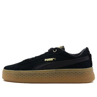 (WMNS) PUMA Suede Platform Elemental Steel Grey 'Black Gold' 366928-01