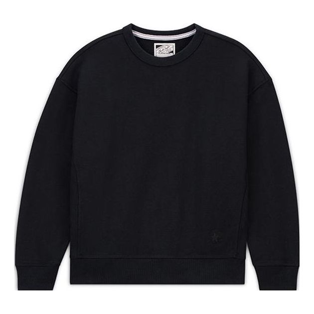 Converse Gold Standard Crew Sweatshirt Asia Sizing 'Black' 10025916-A03