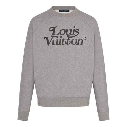 LOUIS VUITTON x Nigo Crossover Squared Casual Pullover للجنسين رمادي 1A7X6Z
