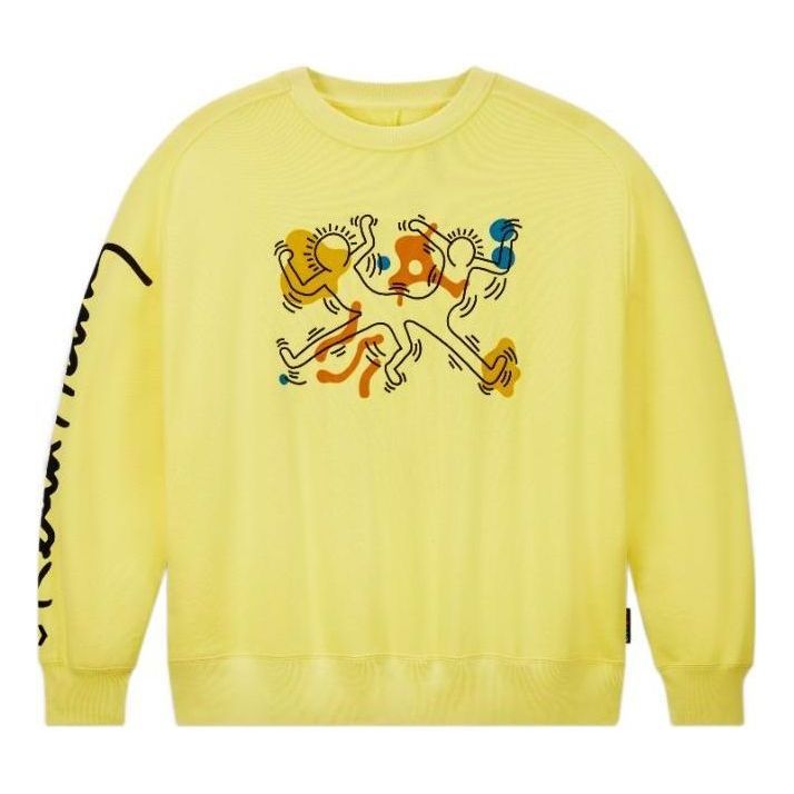 Converse x Keith Haring Shapes Sweatshirt 'Yellow' 10025067-A01