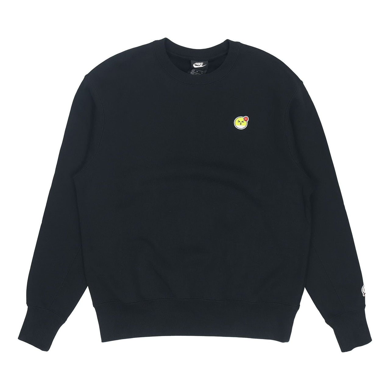 Nike Airmoji Series Sportswear logo Casual Pullover Sports Round Neck Black CZ2362-010