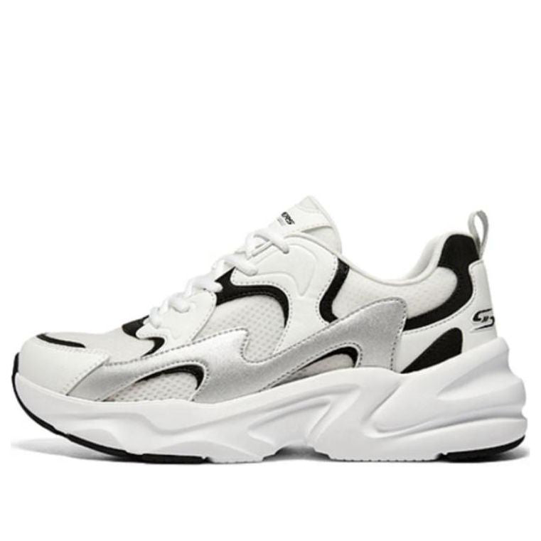 Skechers Bobs Bamina 2 'White Black Silver' 118321-WBKS