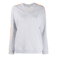 (WMNS) KENZO Back Logo V neck Sports Hoodie White F952SW774952-93
