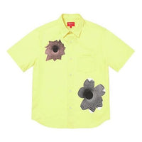 Supreme Nate Lowman S/S Shirt 'Yellow Grey' SUP-SS22-219