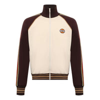Gucci Technical Jersey Zip-Up Jacket With Web 'Beige Brown' 645207-XJC5O-9141