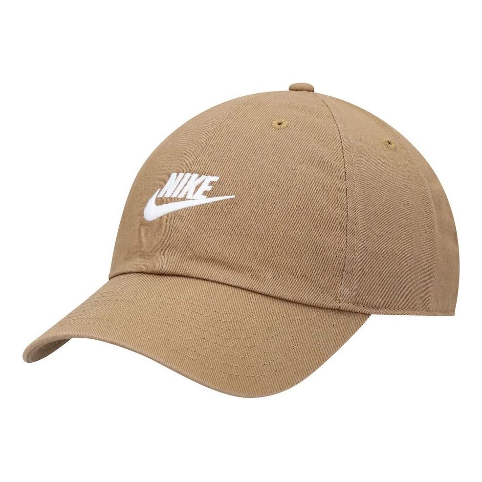 قبعة Nike Sportswear Heritage86 Futura Washed باللون الأبيض Driftwood 913011-258