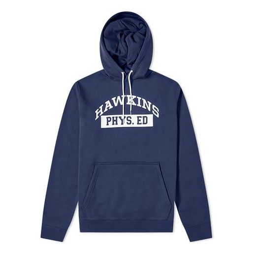 Nike X Stranger Things Hoody Crossover US Edition Navy Blue CQ3655-419