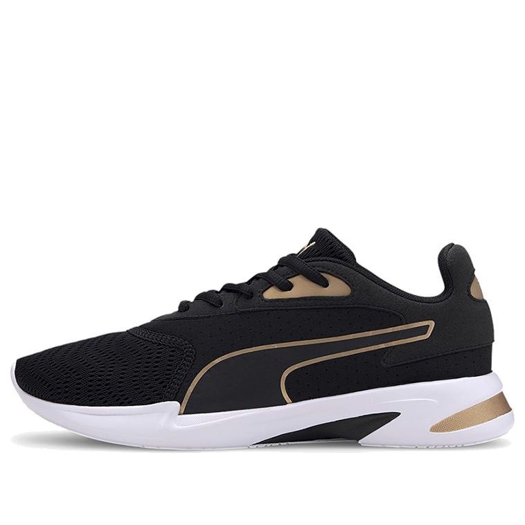 (WMNS) PUMA Jaro Metal Low Top Running Shoes Black/White 193135-02