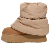 (WMNS) UGG Classic Mini Dipper Puffer Boot 'Amphora Chestnut' 1158275-AHS