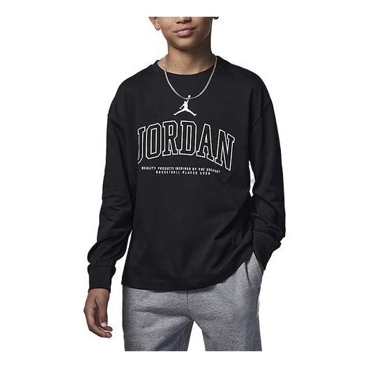 (GS) Air Jordan No Look Long-Sleeve T-Shirt 'Black' FZ1870-010