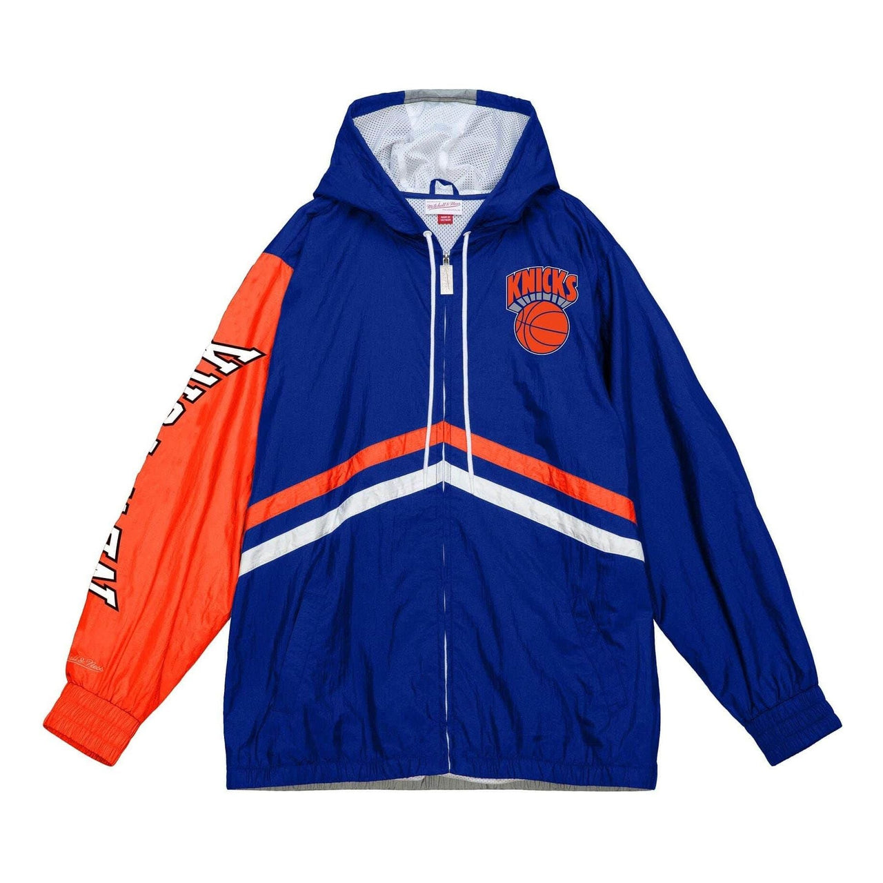 Mitchell & Ness x NBA New York Knicks Undeniable Full Zip Windbreaker Jacket 'Blue' OJZP3409-NYKYYPPPROYA