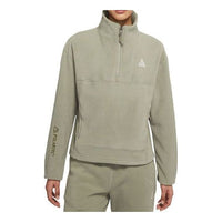 (WMNS) Nike Casual Zipper Stand Collar Sports Hoodie Jacket Green DB1154-320
