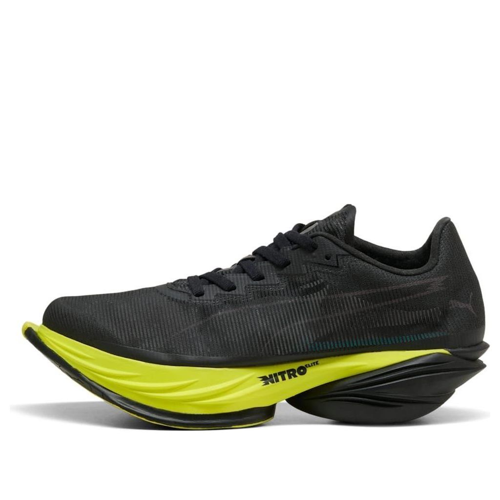 (WMNS) PUMA x Aston Martin Aramco F1 Team Fast-R Nitro Elite 3 'Black Lime Shimmer' 314219-01