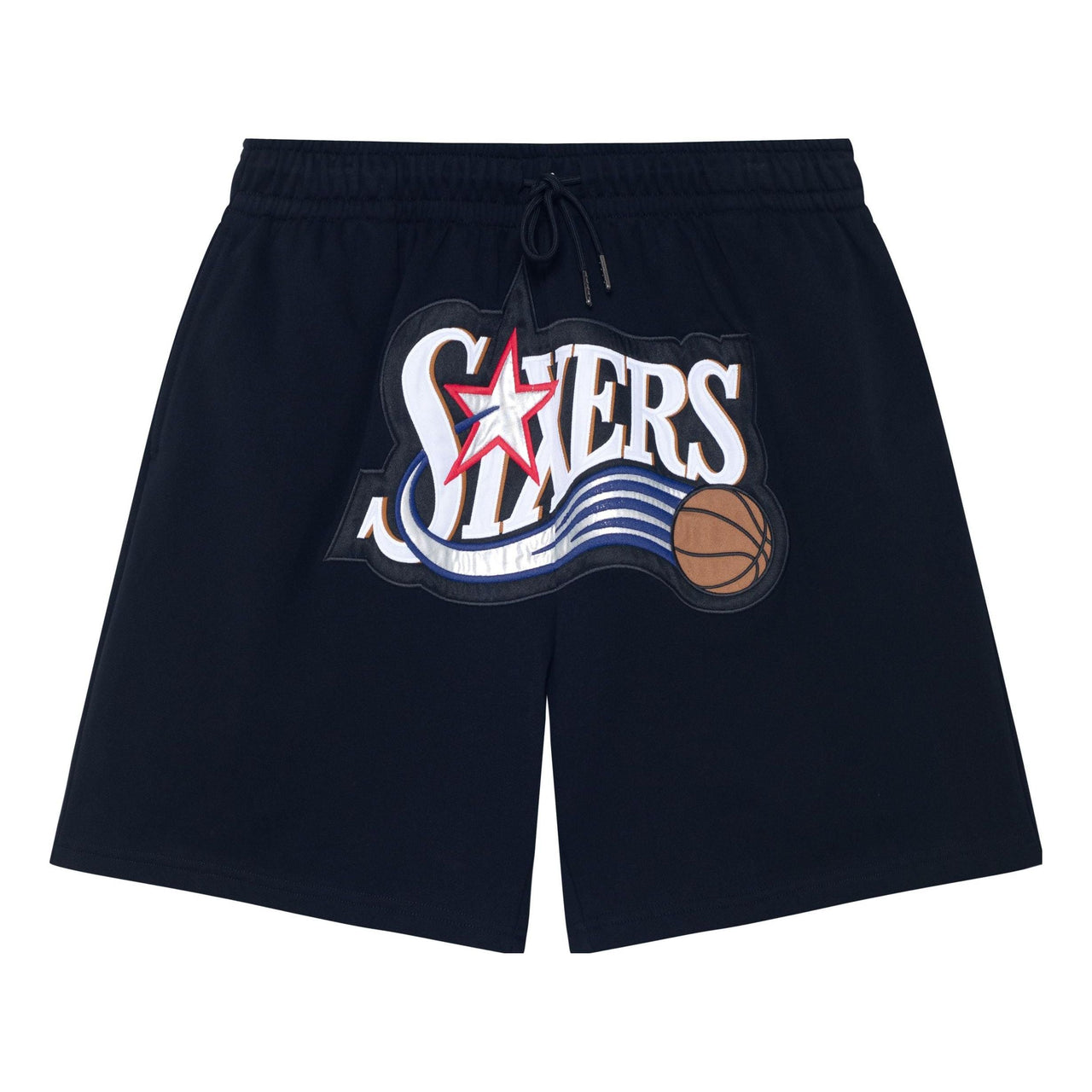 Mitchell & Ness x NBA Philadelphia 76ers Big Logo Shorts 'Allen Iverson 3' MNJYSSS23104-BLACK