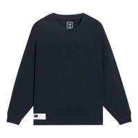 Li-Ning Chinese Color Pocket Long Sleeve T-shirt 'Black' AHSS751-1