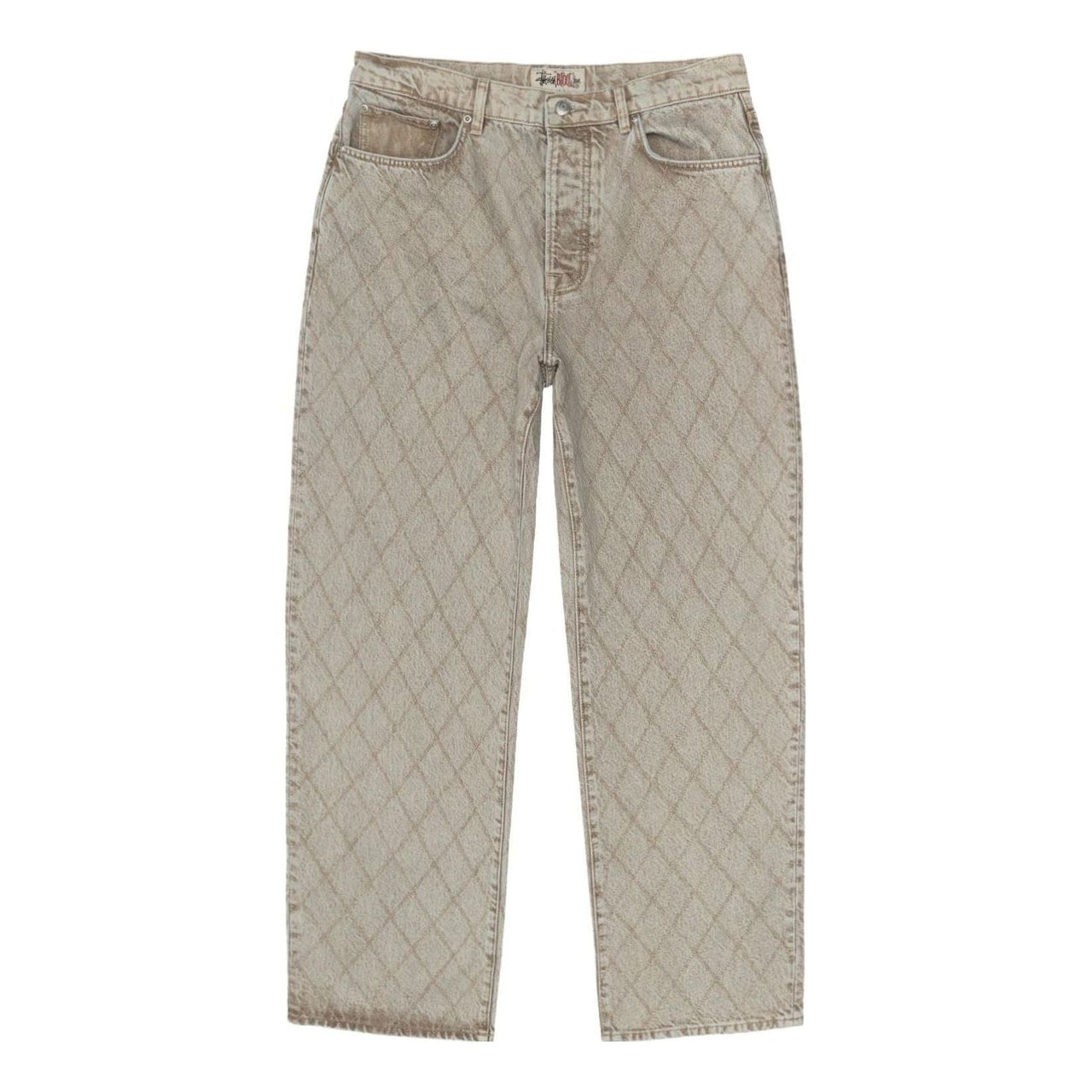 Stussy Big Ol Jean Quilted Denim 'khaki' 116635