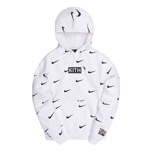 KITH x Nike New York Knicks AOP Hoodie 'White' NKCZ1749-100