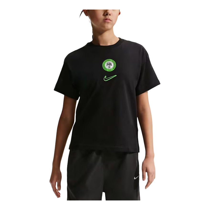 (GS) Nike Nigeria Premium Goalkeeper T-Shirt 'Black' IO4596-010