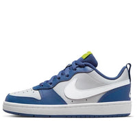 (GS) Nike Court Borough Low 2 'Grey Fog Mystic Navy' BQ5448-016
