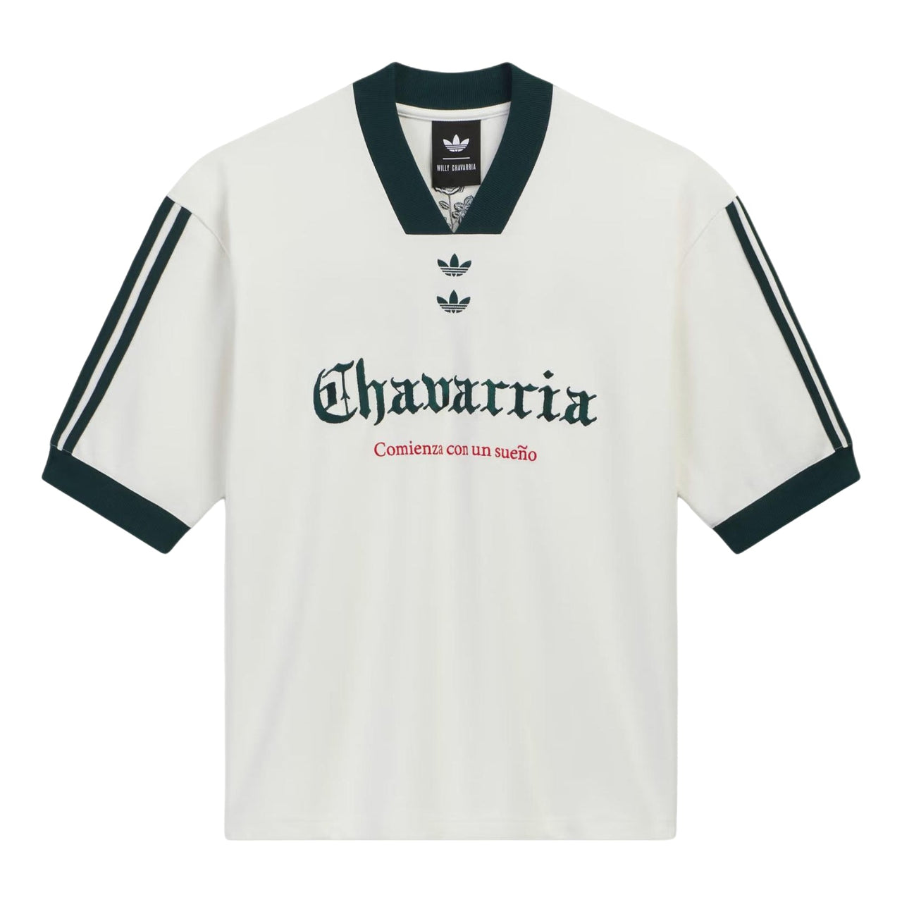 adidas x Chavarria Soccer T-Shirt Asia Sizing 'Off White' KY7708