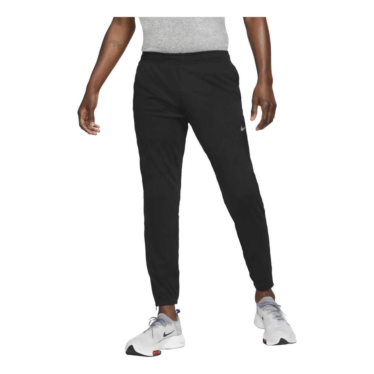 Men's Nike Sports Fitness Training Running Knit Long Pants/Trousers Autumn Black DD5004-010