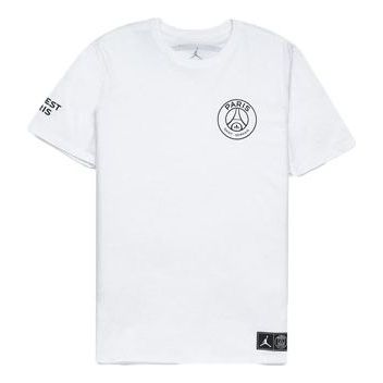 Air Jordan x Paris Saint-Germain Logo Tee White BQ4273-100